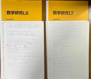 【裁断済】2019 森茂樹 数学研究LS・数学研究LT