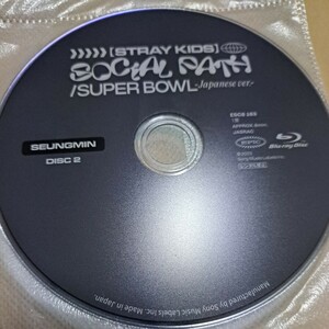 Social Path/Super Bowl -Japanese ver.- Blu-ray SEUNGMIN disk 2 only 