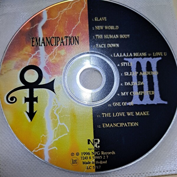 ジャンク品 EMANCIPATION CD ディスクのみ