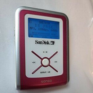 SanDisk sansa e130 512MB デジタルオーディオプレーヤー 音楽プレーヤー