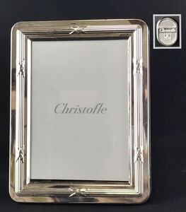 1000円~■★christofle ★クリストフル 写真立て フォトフレーム 高さ18cm 横幅13.5cm 1点★okoy2565213-142★c11071