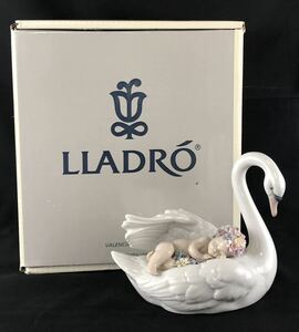 1000円~■LLADRO リヤドロ ♯6758 夢の国へ フィギュリン 陶器人形 置物 オブジェ 高さ16cm 箱付★okoy2591669-331★c11068