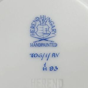 1000円〜■★HEREND★ヘレンド アポニーグリーン カップ&ソーサー シュガーポット クリーマー 金彩 洋食器 ★okoy2588968-148★r30326の画像8