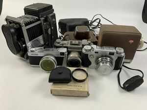 1000円~■★動作未確認★カメラ 色々 MAMIYA 二眼レフカメラ Asahiflex KONICA ⅡA FUJICA RAPID S2 MINOLTA★okoy2583435-333★t9039