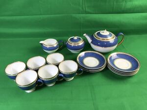 1,000円売切■ WEDGWOOD ウェッジウッド ユーランダーパウダーブルー ティーセット カップ ソーサー おまとめ okoy-2608409-257★N1219