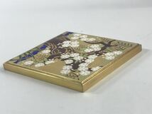 1000円〜●★文鎮★ 久蔵桜 七宝入り 銀章牌 造幣局 純銀 総重量254g 桜 工芸品 書道具 ★okoy2599969-102★op3620_画像7