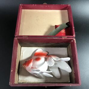 1000円〜■★Noritake★ノリタケ オールドノリタケ フィギュリン 金魚 置物 オブジェ 直径:約19cm 洋食器 ★okoy2593893-154★r30374の画像9