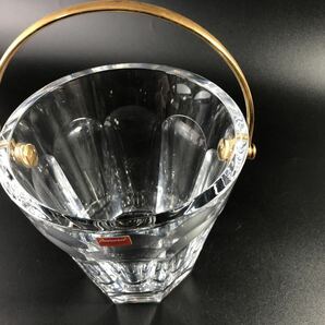 1000円〜■★Baccarat★バカラ アルクール アイスペール 氷入れ クリスタルガラス 高さ:約15cm 箱付 洋食器 ★okoy2581074-335★r30388の画像3