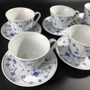 1000円〜■★Royal Copenhagen ★ロイヤルコペンハーゲン ブルーフルーテッド カップ&ソーサー 箱付 洋食器 ★okoy2632842-193★r30399の画像2