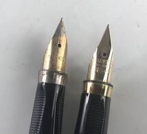 1000円〜●★筆記未確認★ 万年筆 色々 PARKER PILOT WATERMAN ペン先 750 18K 14K-585 替えインク付まとめ ★okoy2549440-274★op3515_画像4