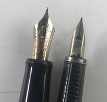 1000円〜●★筆記未確認★ 万年筆 色々 PARKER PILOT WATERMAN ペン先 750 18K 14K-585 替えインク付まとめ ★okoy2549440-274★op3515_画像3