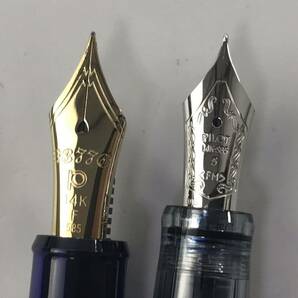 1000円〜●★筆記未確認★万年筆 PLATINUM PILOT プラチナ パイロット ペン先 14K 585 スケルトン まとめ ★okoy-2591965-297★op3696の画像3