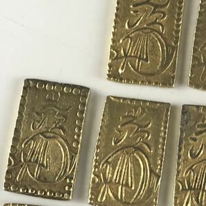 1000円〜●★日本古銭 二分金 二分判金 総重量30g 硬貨 現状品 10枚 まとめ★okoy2586418-98★oc1373の画像2