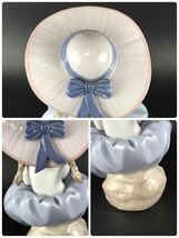 1000円〜■★LLADRO ★リヤドロ 花の香りにつつまれて フィギュリン 高さ21cm 陶器人形 置物 1点★okoy2607391-154★c11170_画像7