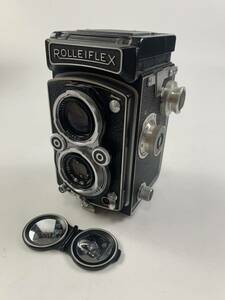 1000 jpy ~#* operation not yet verification *ROLLEIFLEX Rollei Flex twin-lens reflex camera two eye camera Tessar 1:3.5 f=75mm*okoy2629674-334*t9121