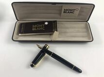 1000円〜■★筆記未確認★ 万年筆 MONT BLANC マイスターシュテュック ペン先 4810 14K ゴールド×ブラック ★okoy2576970-160★p6136_画像2