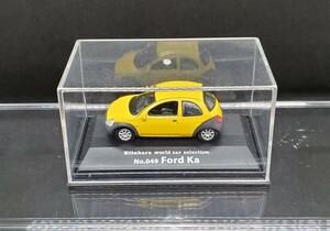 北原ワールドカーコレクション　No.049 ford ka ミニカー　