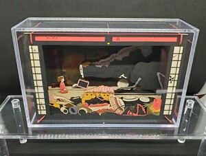 ジブリ　千と千尋の神隠し PAPER THEATER 饗宴の後　完成品　専用ケース付き