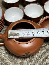 【新品】宜興紫砂茶具セット 朱泥 唐物 煎茶道具 高級茶壺_画像10