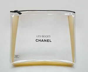 101ch 新品未使用本物　シャネル CHANEL　「 LE BEIGES」 非売品クリアポーチ