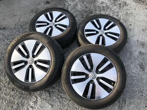 VW フォルクスワーゲン　E-ゴルフ AUEAZ 純正　タイヤ付きホイール　16×6.5J+46 205/55R16 16インチ　PCD 112 ゴルフ　Pirelli P8 2023