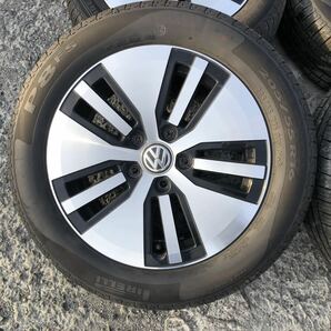 VW フォルクスワーゲン E-ゴルフ AUEAZ 純正 タイヤ付きホイール 16×6.5J+46 205/55R16 16インチ PCD 112 ゴルフ Pirelli P8 2023の画像4