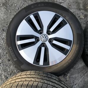 VW フォルクスワーゲン E-ゴルフ AUEAZ 純正 タイヤ付きホイール 16×6.5J+46 205/55R16 16インチ PCD 112 ゴルフ Pirelli P8 2023の画像5