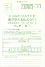 ★LP「ウィラード フー・シングス・ア・グローリア？」帯付 ステッカー はがき付 美品！岡野ハジメ 1984年_画像5