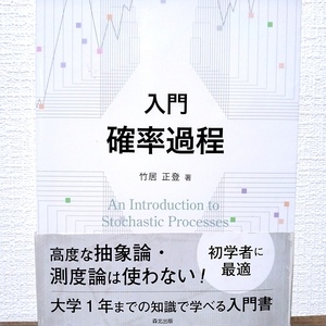 入門 確率過程　竹居正登　統計学　マルコフ連鎖　ランダムウォーク　マルチンゲール　モンテカルロ法、ブラウン運動