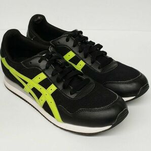 新品 26.5cm アシックス タイガー ランナー ブラック/グリーン TIGER RUNNER asics 1201A093-001の画像5