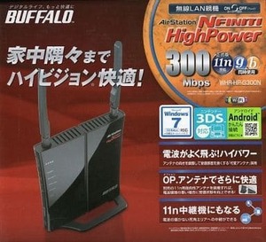 送料無料！◆BUFFALO WHR-HP-G300N Wi-Fiルーター◆