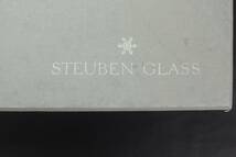 【240414⑩】STEUBEN GLASS（スチューベン・グラス） 鉢　ボウル　在銘有り　共箱付_画像10