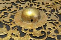 【240429⑧】古代中国美術　鍍金銅製華鬘　仏具　仏教美術_画像4