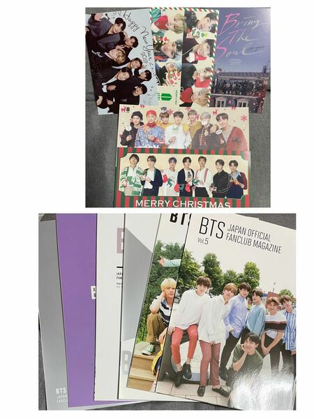 BTS　JPFC 会報誌　6冊 vol.5〜10 グリーティングカード