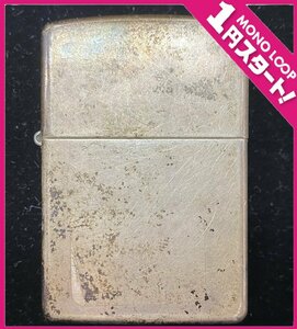 【5HH滑04010F】1円スタート★ZIPPO★STERLING★1993年★無地★オイルライター★喫煙具★喫煙グッズ★火花確認済