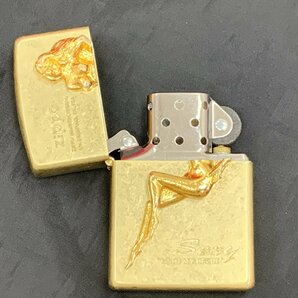 【5AS名03008F】1円スタート★1995年製★ZIPPO★ジッポ★Sexy LIGHT MY HEART★セクシーガール★ゴールド★喫煙具★オイルライターの画像3