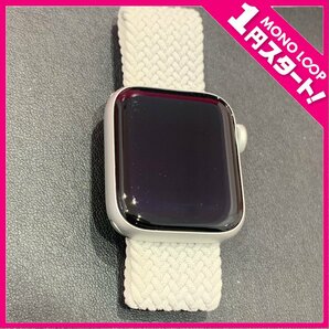 【6NY洞04004D】★1円スタート★Apple Watch★アップルウォッチ★SE★40㎜★GPS★シルバー★スマートウォッチ★腕時計★通電確認済★の画像1