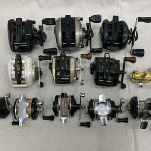 【8MTメ04013E】１円スタート★SHIMANO★DAIWA★SZM★OLYMPIC★ベイトリール★まとめ★12点★大量★チヌ★釣り具★釣り★リール★の画像5