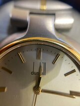 【6CS多03014F】１円スタート★腕時計★dunhill★ダンヒル★デイト★クオーツ★メンズ★純正ベルト★現状品_画像7