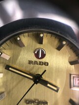 【5YS笠03003E】RADO★DIASTER2★AUTOMATIC★デイト★メンズ★シルバー★ゴールド★腕時計★不動★純正★ラドー★ダイヤスター2★スイス製_画像4