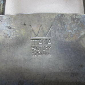 (19)☆チタニアファクトリー TITANIA FACTORY YOKOHAMA 中華鍋 チタン鍋 約40cm 2点セットの画像4