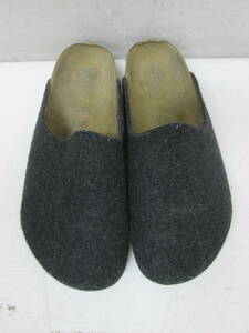 (20)☆ビルケンシュトック BIRKENSTOCK Amsterdam アムステルダム ウール フェルト サンダル 26cm 40 グレー