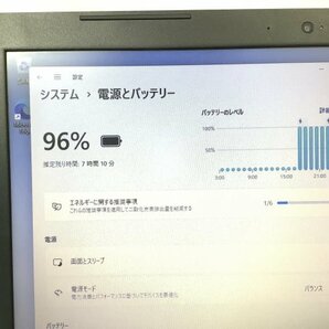 お宝アキバ/中古品14日保証 AC付 Wi-Fi BT カメラ 充電96％で7h Latitude3590 15.6型 Win11P64 Core i5-7200U メ8 SSD256 梱100 小1863の画像3