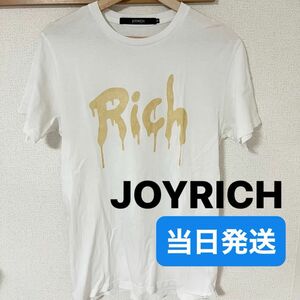 【在庫処分】ジョイリッチ　JOYRICH Tシャツ　半袖　メンズ　ホワイト 