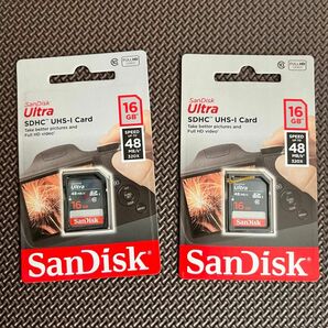 Sandisk SDカード16G 2枚