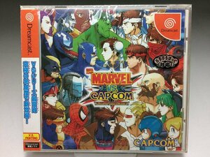 【新品未開封】DC ドリームキャスト ゲームソフト　マーヴルVSカプコン / MARVEL VS. CAPCOM ぷるぷるぱっく対応ステッカー付き ◆69