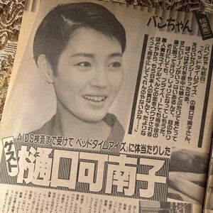 極希少！　樋口可南子 × 坂東英二/落合博満/プロ野球記事　切り抜き　１２P　当時物　8０年代　お宝　レア プレイボーイ/モモコ/宝島/GORO