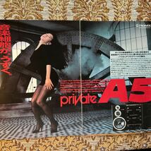 極希少！　中森明菜/高中正義　広告　切り抜き　４P　当時物　８０年代　お宝　レア　private A5/PIONEER/タバコ/宝島/プレイボーイ/GORO_画像1