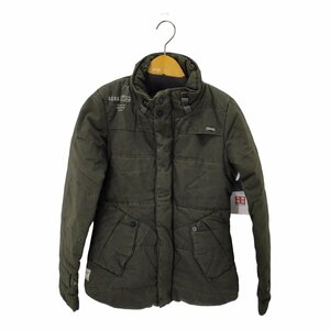 G-STAR RAW(ジースターロー) 中綿ミリタリージャケット ミディアムコート レディース XS 中古 古着 0744