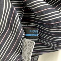 BURBERRY BLUE LABEL(バーバリーブルーレーベル) 刺繍ストライプシャツ メンズ JPN： 中古 古着 0402_画像6